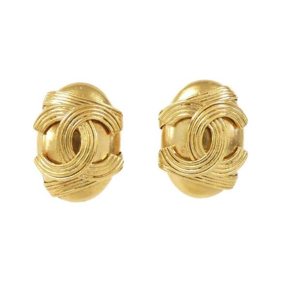 CHANEL Gold Earrings